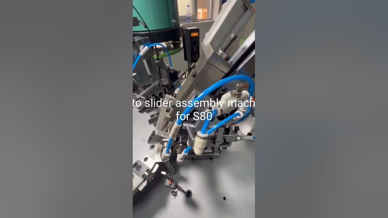 Slider auto assembly machine for S80 visit for