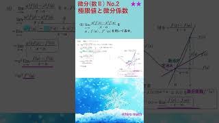 極限値と微分係数5 #数学 #微分積分#極限#hiro math