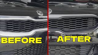 Blacking Out My Kia Stinger's Grille (Precut Wrap Made This Way Too Easy)