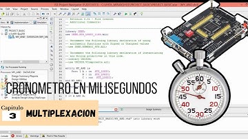 Cronómetro digital con display 7 segmentos en FPGA-CPLD (verilog).