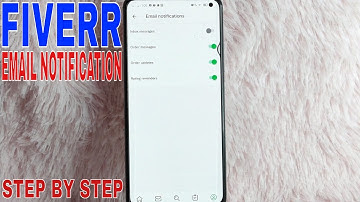 ✅  How To Manage Your Email Notification On Fiverr 🔴