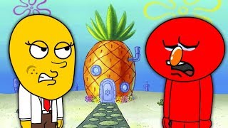 Spongebob Gives Elmo A Punishment Day