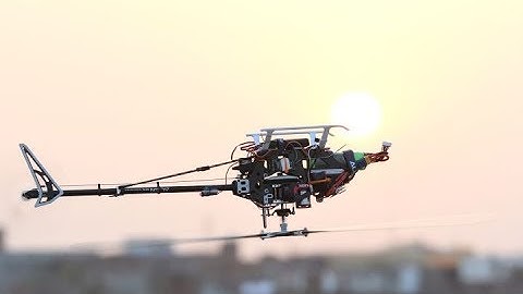 Autonomous Flipping and Inverted Flight of Small Helicopter Drone Using NAAVIK