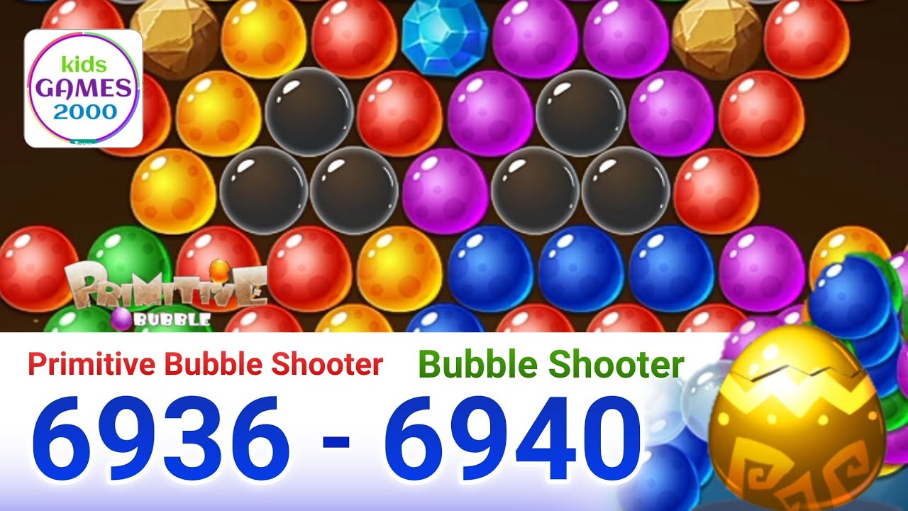 Primitive Bubble - Bubble Shooter.level 6936 to 6940