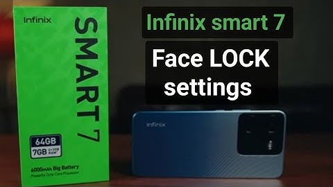 How to remove Face lock infinix smart 7 | How to delete Face lock infinix smart 7