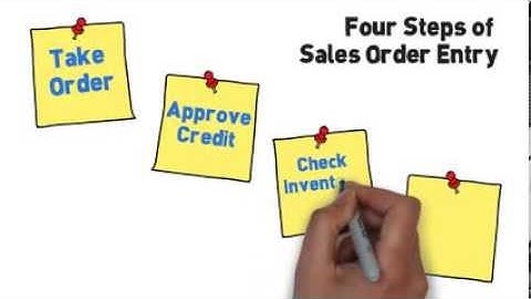 Sales Order Entry Video