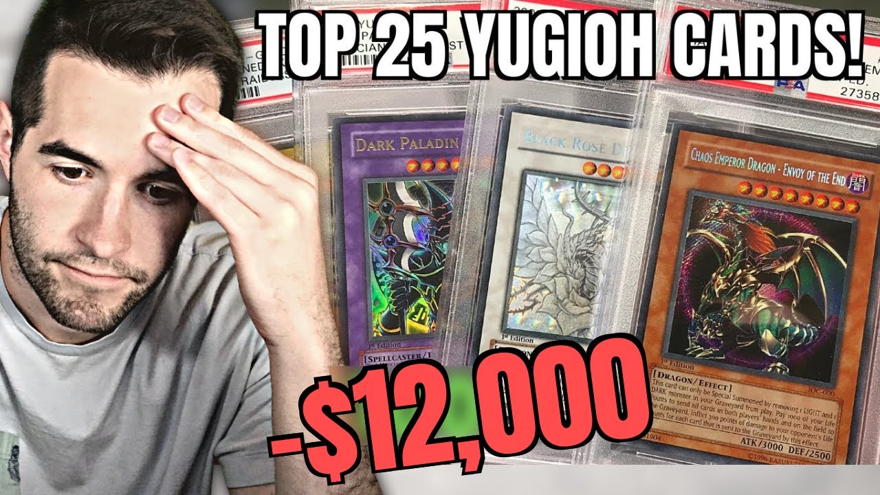 Top 25 Rarest & Most Expensive Yugioh Cards (Gone Wrong) - Youtube