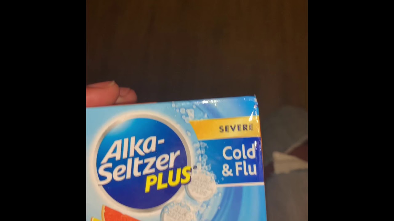 Alka-Seltzer Cold And Flu Does It Work