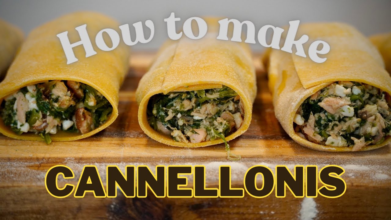 How to make cannelloni - Salmon and Spinach