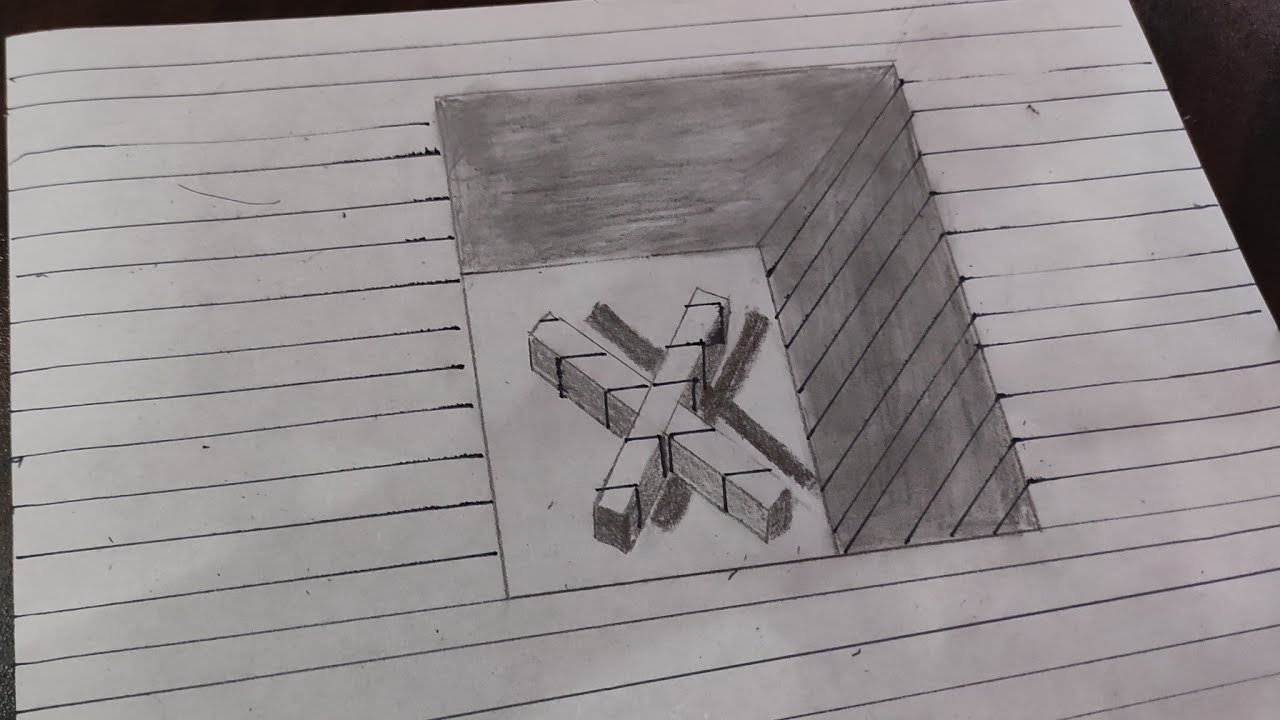 0 How To Draw 3D On Paper YouTube 0-how-to-draw-3d-on-paper-youtube