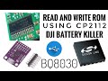 Cp2112 and dji battery killer rewrite bq8030 rom laptop battery data retrieval  bms hack
