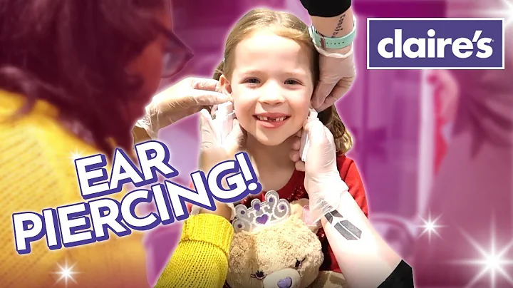 Maya Gets Her Ears Pierced at Claire's