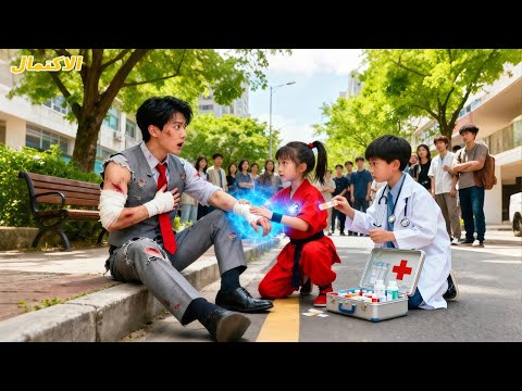 ال الجريح على الطريق والجميع خافوا الاقتراب حتى ظهرا توأما أم فقيرة وأنقذاه القدر انقلب