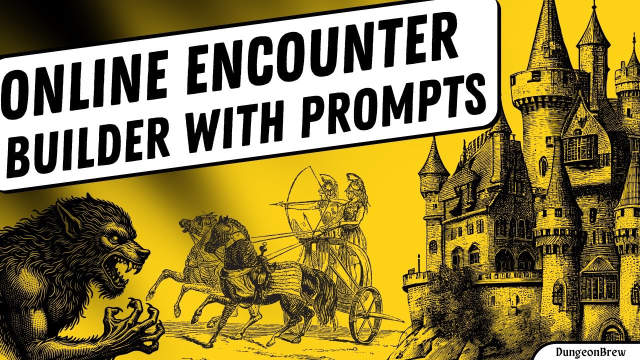 Game Master Tools: Online Encounter Builder with Prompts