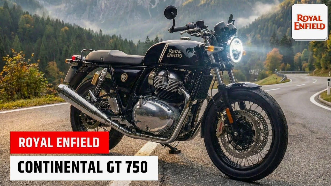 Представлен новый Royal Enfield Continental GT 750 Classic Modern 2026 года!