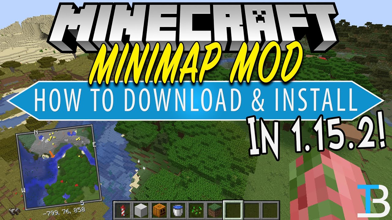How To Download Install A Minimap In Minecraft 1 15 2 Xaero S Minimap 1 15 2 Youtube