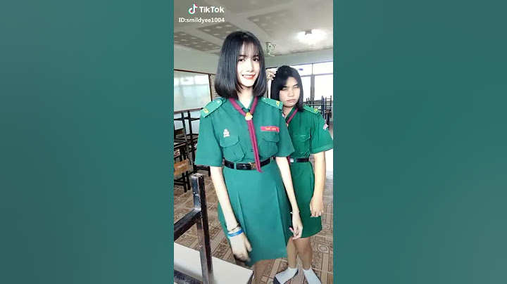 สาวเต้นในแอป Tik Tok น่ารักมาก
