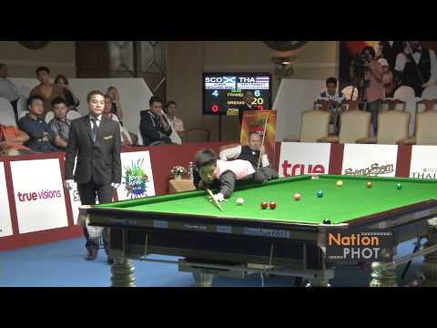 นุ้ก สากล สอย JOHN HIGGINS 7-4 เฟรม ฉลุยสู่รอบฯ   สนุกเกอร์แสงโสมซิกซ์เร้ด เวิลด์ แชมเปี้ยนชิพ 2014