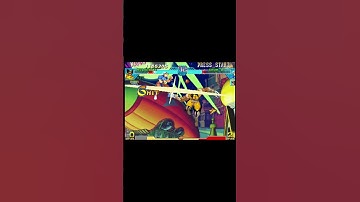 Marvel vs Capcom: Clash of Super Heroes | PS1 | **Take 4** Wolverine vs Chun-Li - Round 2 #Shorts