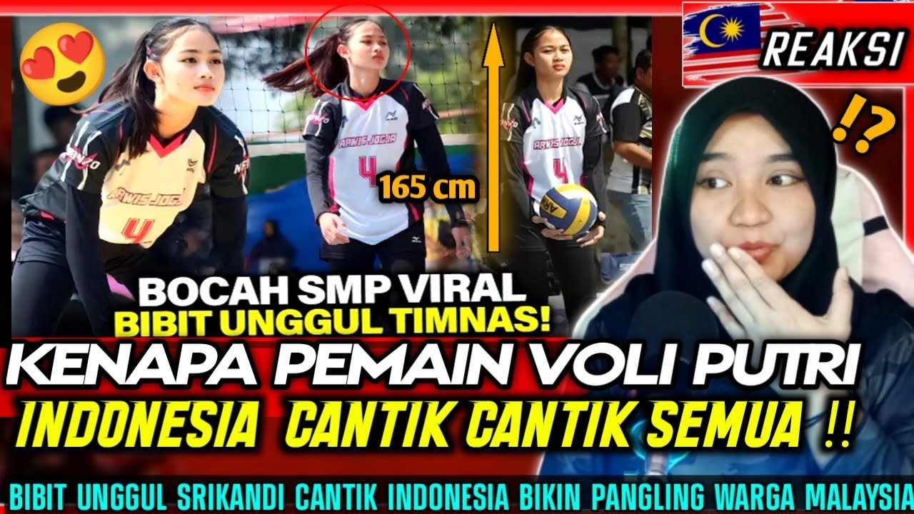 BIKIN SALFOK ❗❗ CANTIKNYA PEMAIN VOLI INDONESIA BIKIN PANGLING WARGA MALAYSIA 🇲🇾🇮🇩