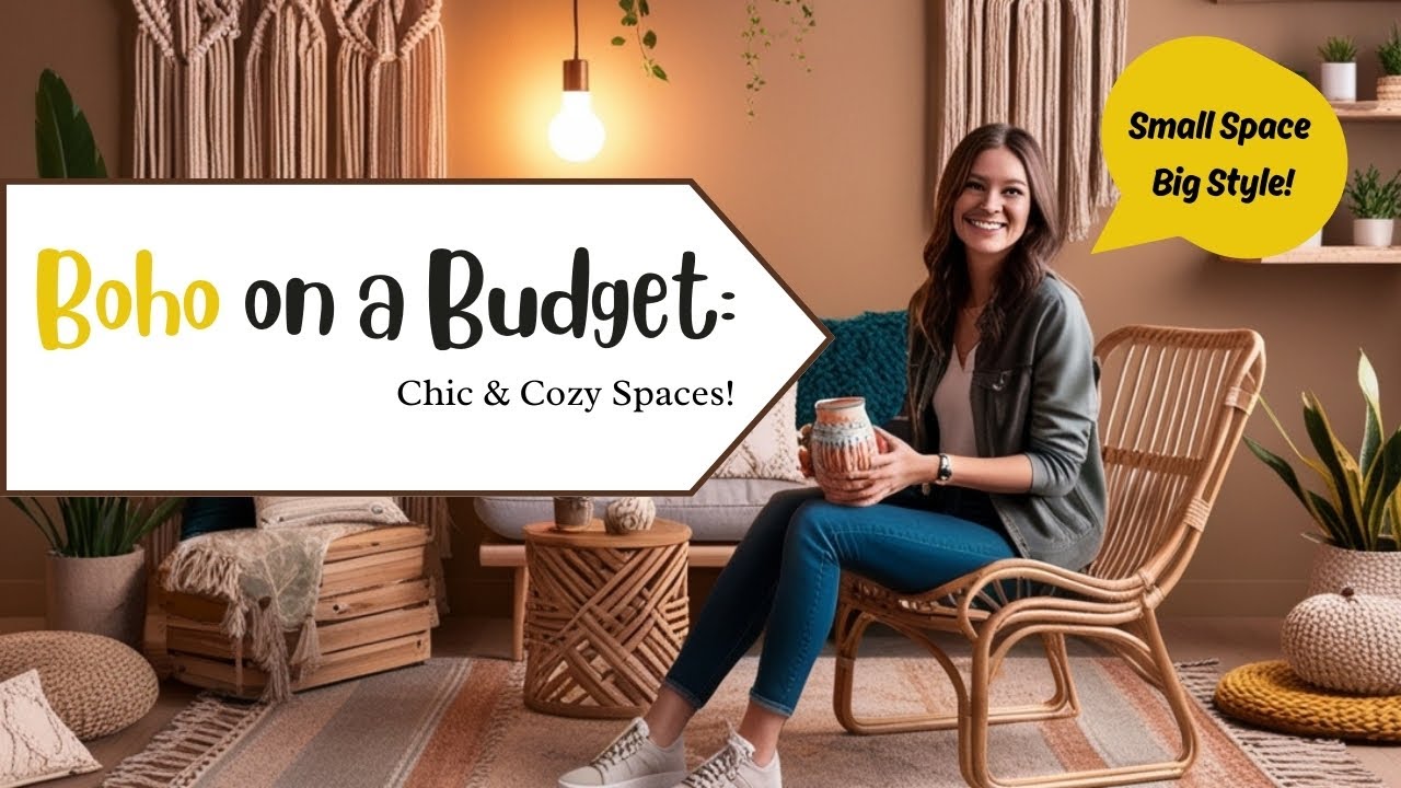 Boho on a Budget: Transform Your Small Space!
