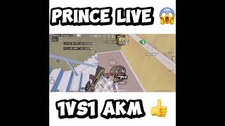Prince live 😱 #bgmi 1vs2 👍