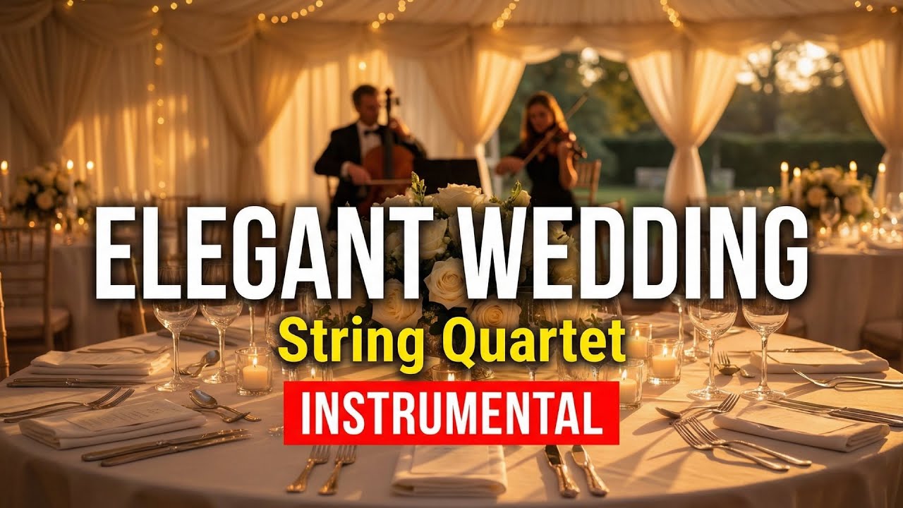 Elegant Wedding Dinner Songs | 12 Hours String Quartet Classical Instrumental Music