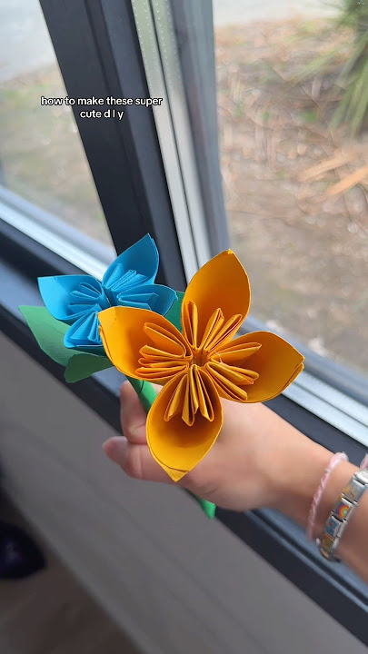 paper flower tutorial 🌼 #creative #tutorial #papercraft #papercrafts #papercrafts #diycrafts #diy