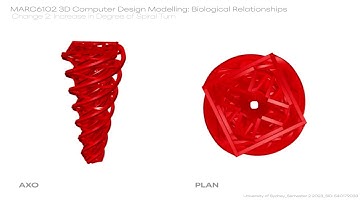 MARC6102 3D Computer Design Modelling - Biological Relationships Video