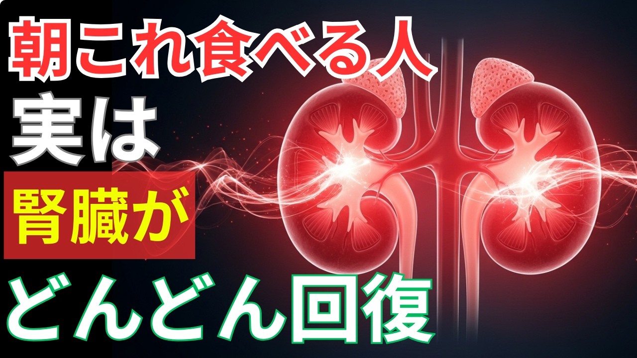 朝に食べるだけで腎臓が元気になるおすすめ食品