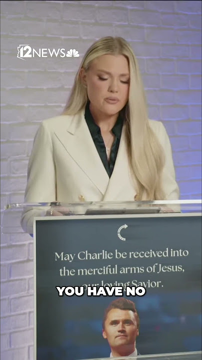 Erika Kirk spoke for the first time since the murder of her husband, Charlie Kirk