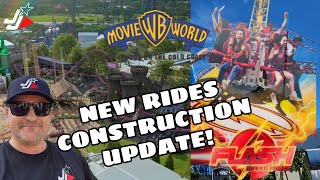 MOVIE WORLD GOLD COAST - NEW 2024 RIDES, CONSTRUCTION UPDATE!