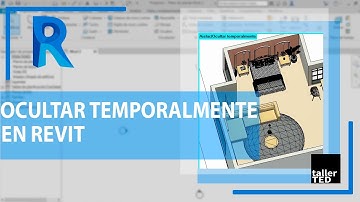Como ocultar temporalmente objetos en REVIT