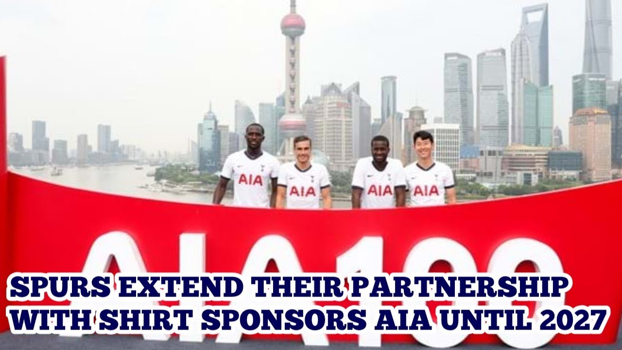 SPURS EXTEND THEIR PARTNERSHIP WITH SHIRT SPONSORS AIA UNTIL 2027 AIA