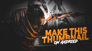 Make this Pubg inspired Thumbnail on Android | Montage thumbnail on Android | Pstouch