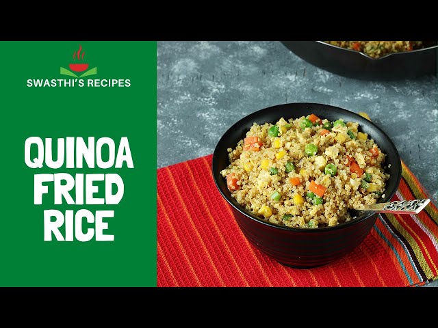 Quinoa Fried Rice Recipe - Swasthi's Recipes