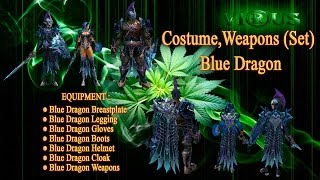 Lineage 2 Costume,Weapons (Set) Blue Rragon ◄√i®uS►