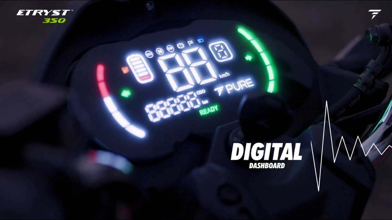 PURE EV eTryst 350 | Smart interface & Digital Display