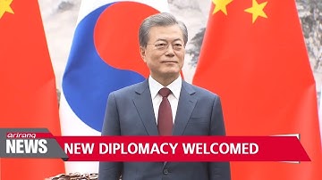 Presidents Moon and Xi reaffirm joint efforts to establish peace on Peninsula
