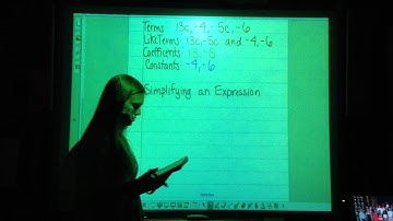 Pre-Algebra 2.3 Simplifying Variable Expressions