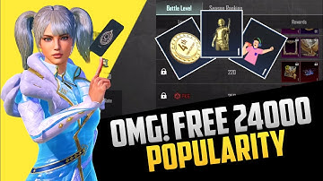 😍 24000 FREE POPULARITY IN BGMI | BGMI POPULARITY EVENT FREE UNLIMITED POPULARITY