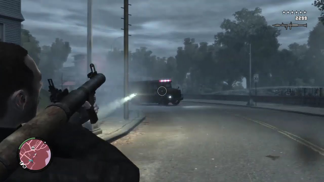 GTA IV 6 Star Wanted Level Epic Shootout Police Escape YouTube 