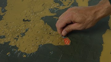 ORVIS - Deluxe Large Scratch-Off World Map