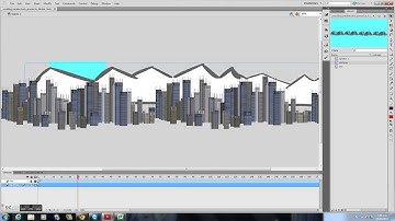 Flash cs5 - scrolling parallax background (Nebulus c64 game style) using motion tweening