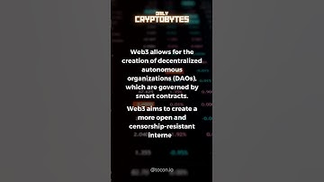 DAOs: Organizations Governed by Smart Contracts #shorts