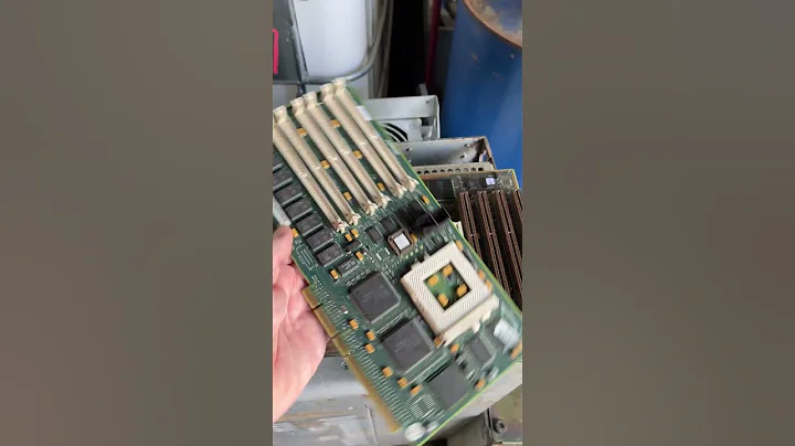 E-Waste Compaq Server with CPU Board!  #shorts