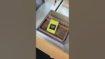 Epoxy Filled Walnut Tray on NOMAD3 CNC