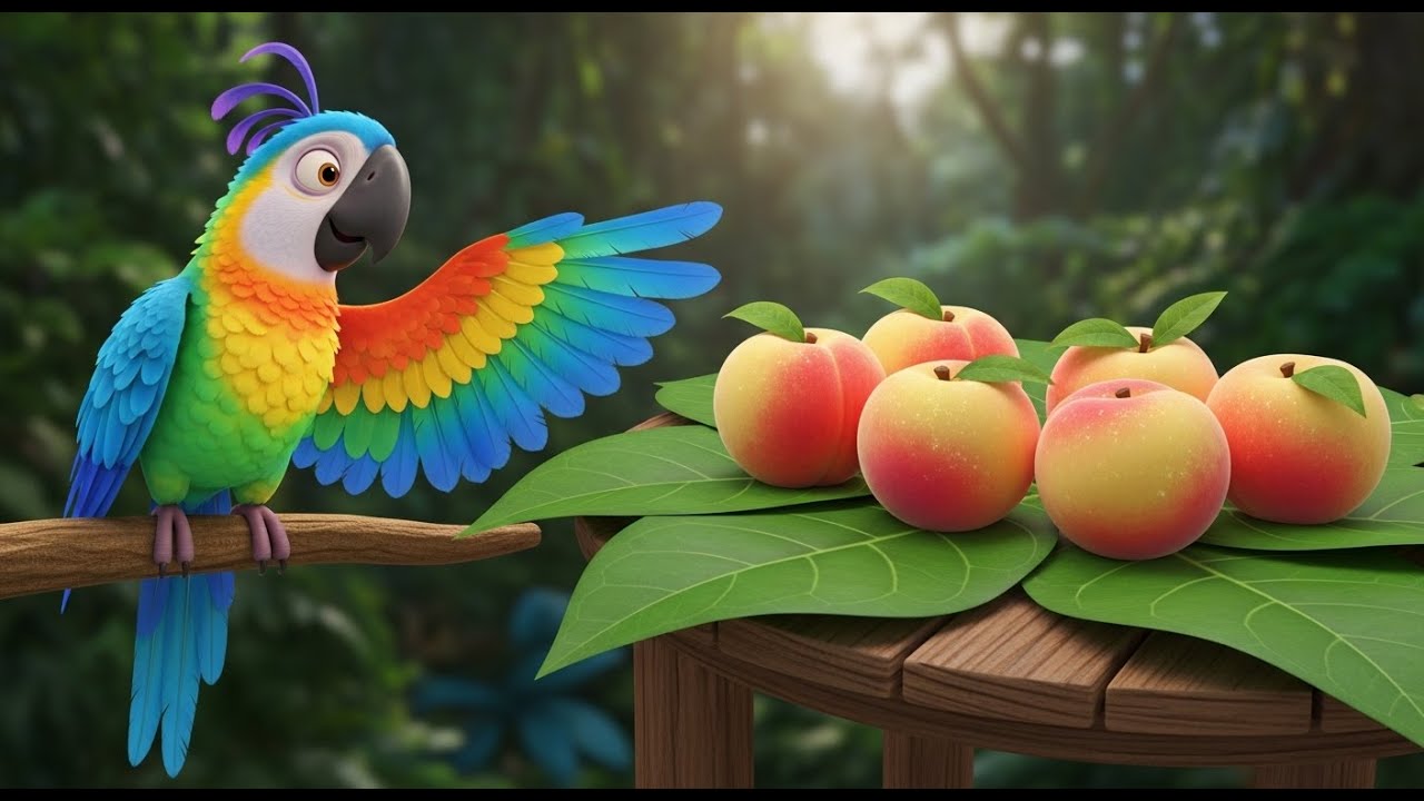 El Loro Que Contaba Melocotones | Mejores Rimas Infantiles y Canciones ...
