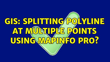 GIS: Splitting polyline at multiple points using Mapinfo Pro?