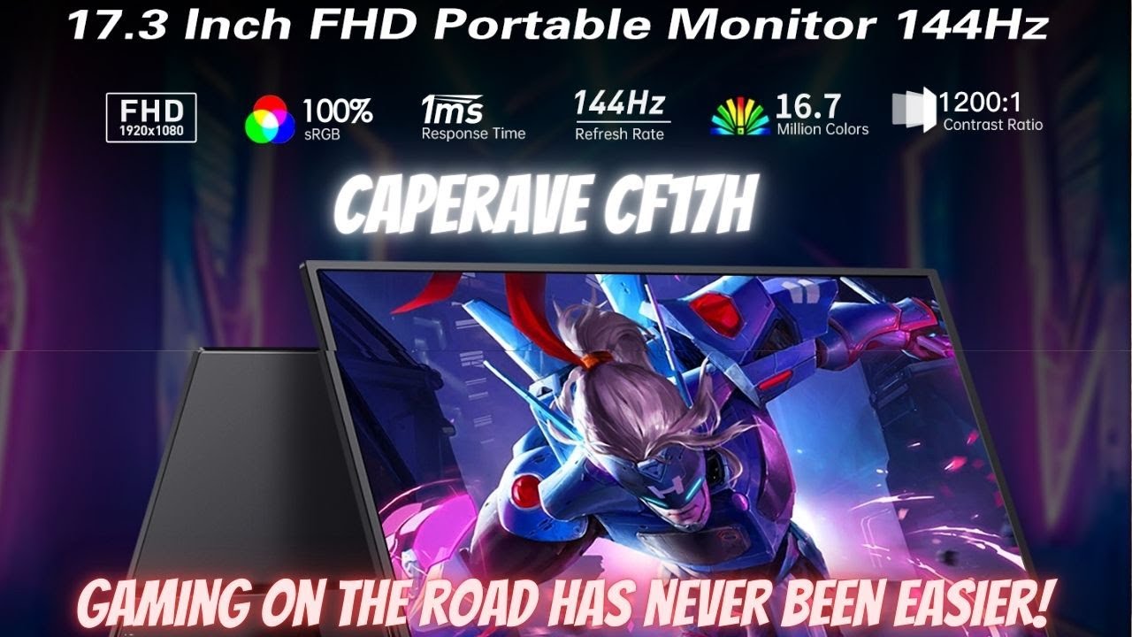Caperave CF17H — портативный игровой монитор — быстрый и недорогой!